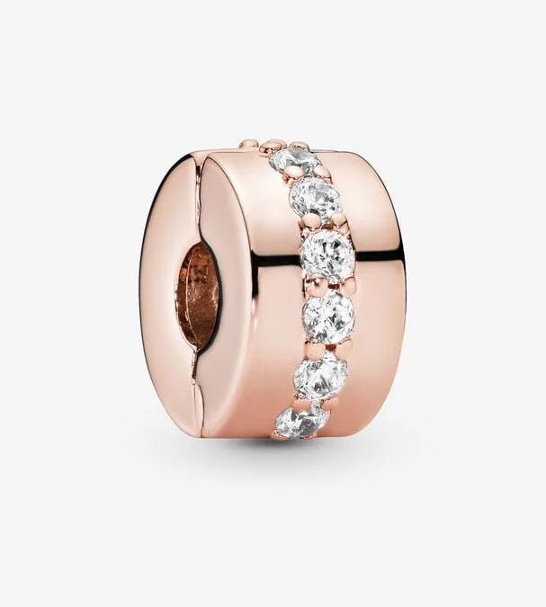 Produktbild Pandora Glänzendes Band Clip Charms/Beads (Silber)