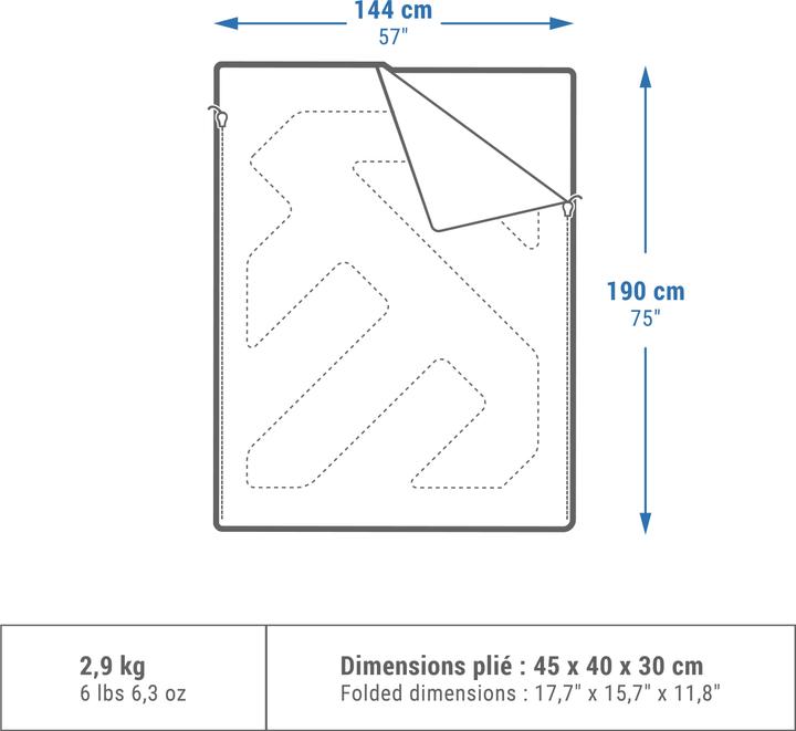 Image du produit Quechua NH100 (190 cm)