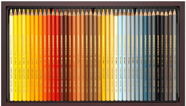Actual product image Caran d'Ache Supracolor Aquarelle Holzkoffer (Multicoloured, 120 x)