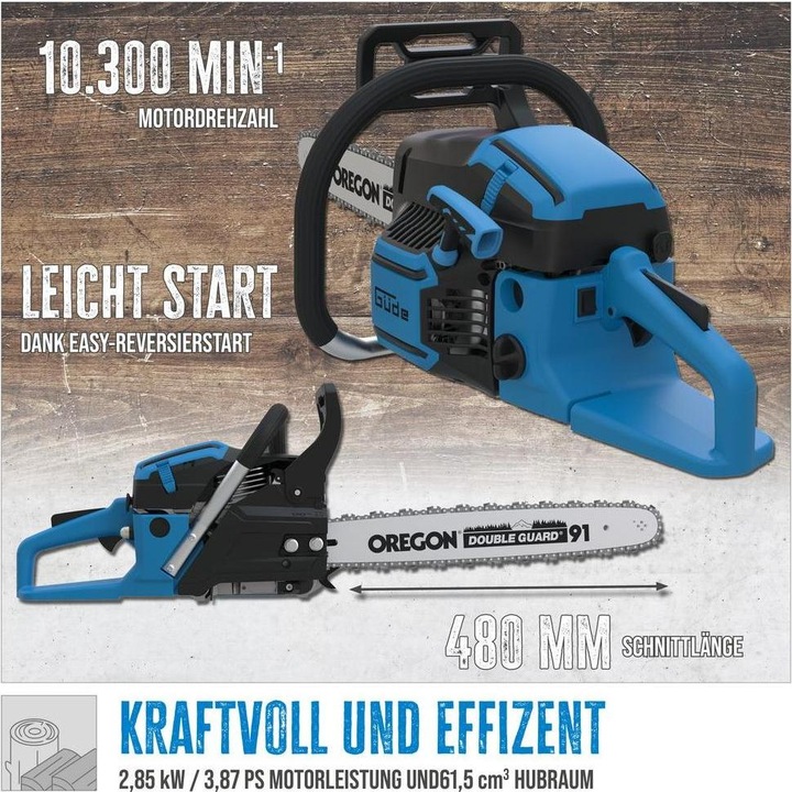 Image du produit Güde Tronçonneuse à essence KS 500-62 (Scie à chaîne à essence)