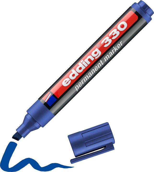 Produktbild Edding Permanent Marker 330 (Blau, 1 mm, 1 x)