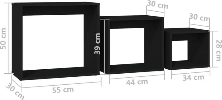 Image du produit vidaXL Satztisch (30 x 55 x 50 cm)