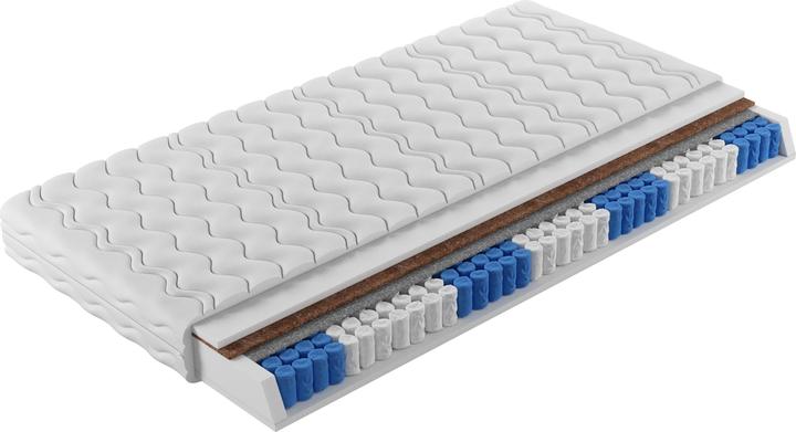 ADRK Furniture Pocket mattress NEVA 200x200 cm (200 x 200 cm, Spring core)