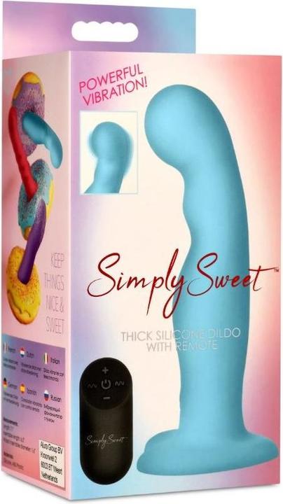 Produktbild Pipedream Einfacher Vibrator Aus Silikon Mit Blauer Steuerung
