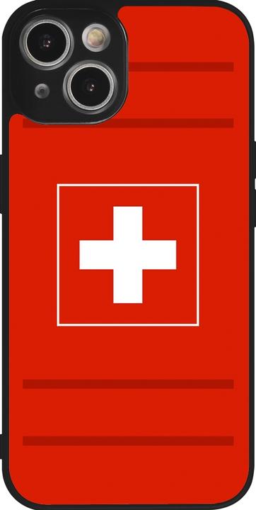 Immagine prodotto PhoneLook Coperchio in silicone nero Euro 2020 Svizzera (Apple iPhone 14)