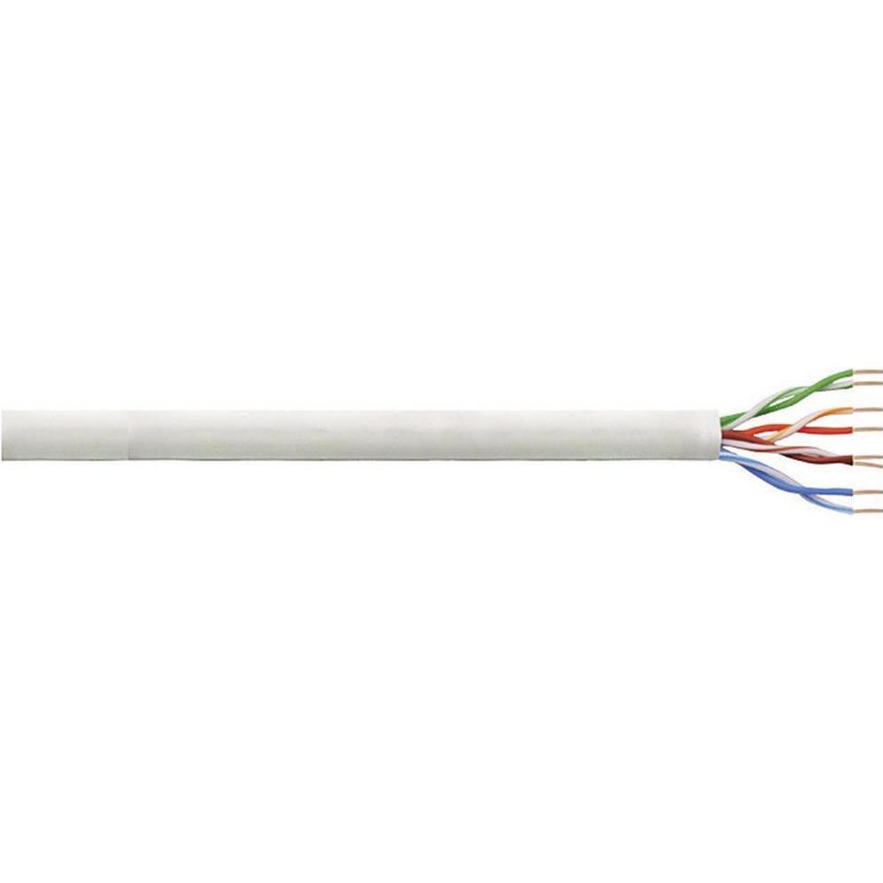 LogiLink Netzwerkkabel (U/UTP, CAT6, 100 m), Netzwerkkabel