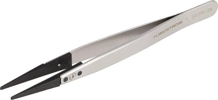 Lindstrom Lindström TL 2ACFR-SA ESD Pinzette 2ACF Flach-rund 130 mm