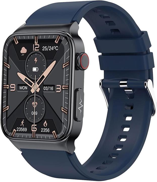 Actual product image Watchmark Cardio One Smartwatch Blue Blue One size Modern (43 mm)