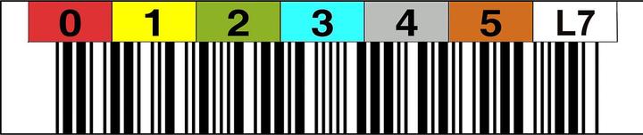 Astar LTO7 HORIZ. 000500-000599 (100) LTO7500599 TRIOPTIC Barcode-Etiketten