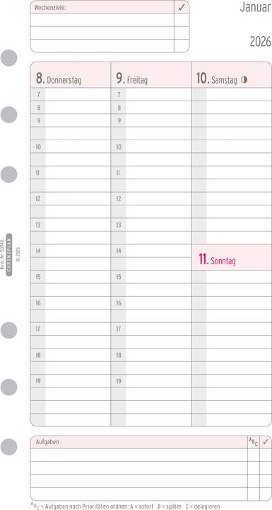 Image du produit Chronoplan Wochenplan (MIDI, 1 semaine / 2 pages)