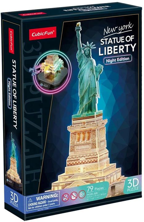 Produktbild Cubicfun 3D Puzzle Freiheitsstatue LED 79 Teile (79 Teile)