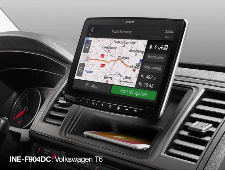 Actual product image Alpine INE-F904DC Halo9 mit LKW- und Reisemobilprofilen, 9-Zoll Display, GPS (9")