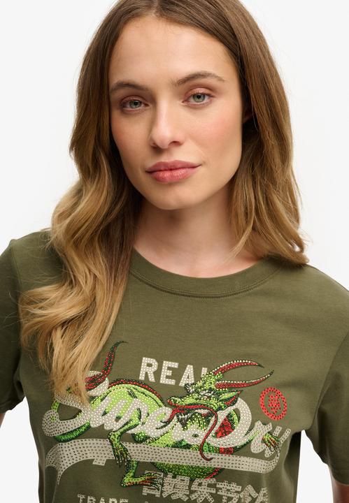 Produktbild Superdry Locker geschnittenes Tokyo T-Shirt mit Vintage-Logo (L)