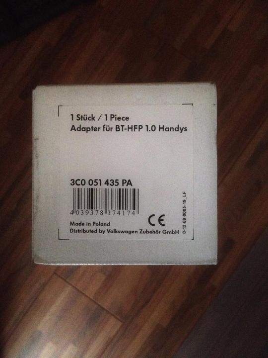 Produktbild Volkswagen 3C0051435PA Bluetooth Adapter, Black (Sender & Empfänger)