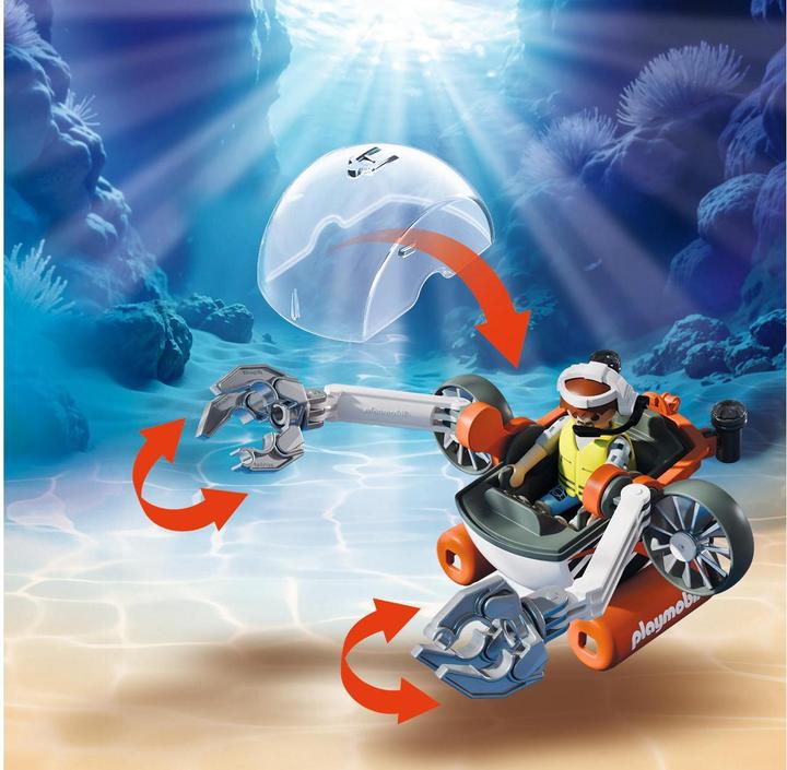 Image du produit Playmobil Chasse au trésor avec sous-marin (71860, Playmobil Action Heroes)