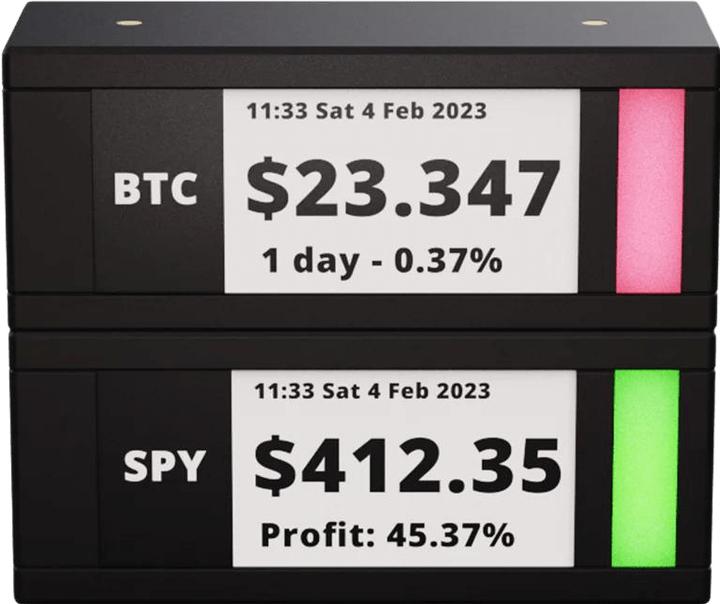Image du produit TickrMeter Écran intelligent Ticker boursier
