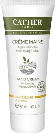 Cattier Handcreme Heilerde Mini für trockene Hände (30 ml)