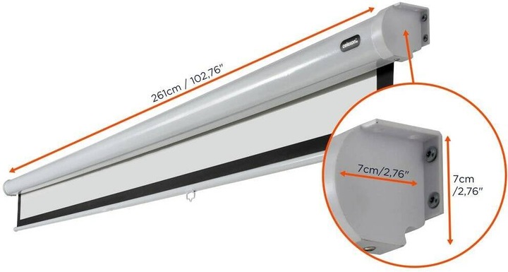 Actual product image Celexon Rollo Economy, Canvas, 16:9 (108.27", 16:9)