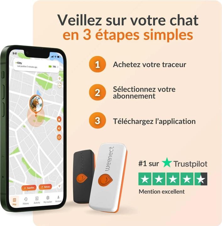 Produktbild Weenect GPS-Tracker XS für Katzen (Katze)