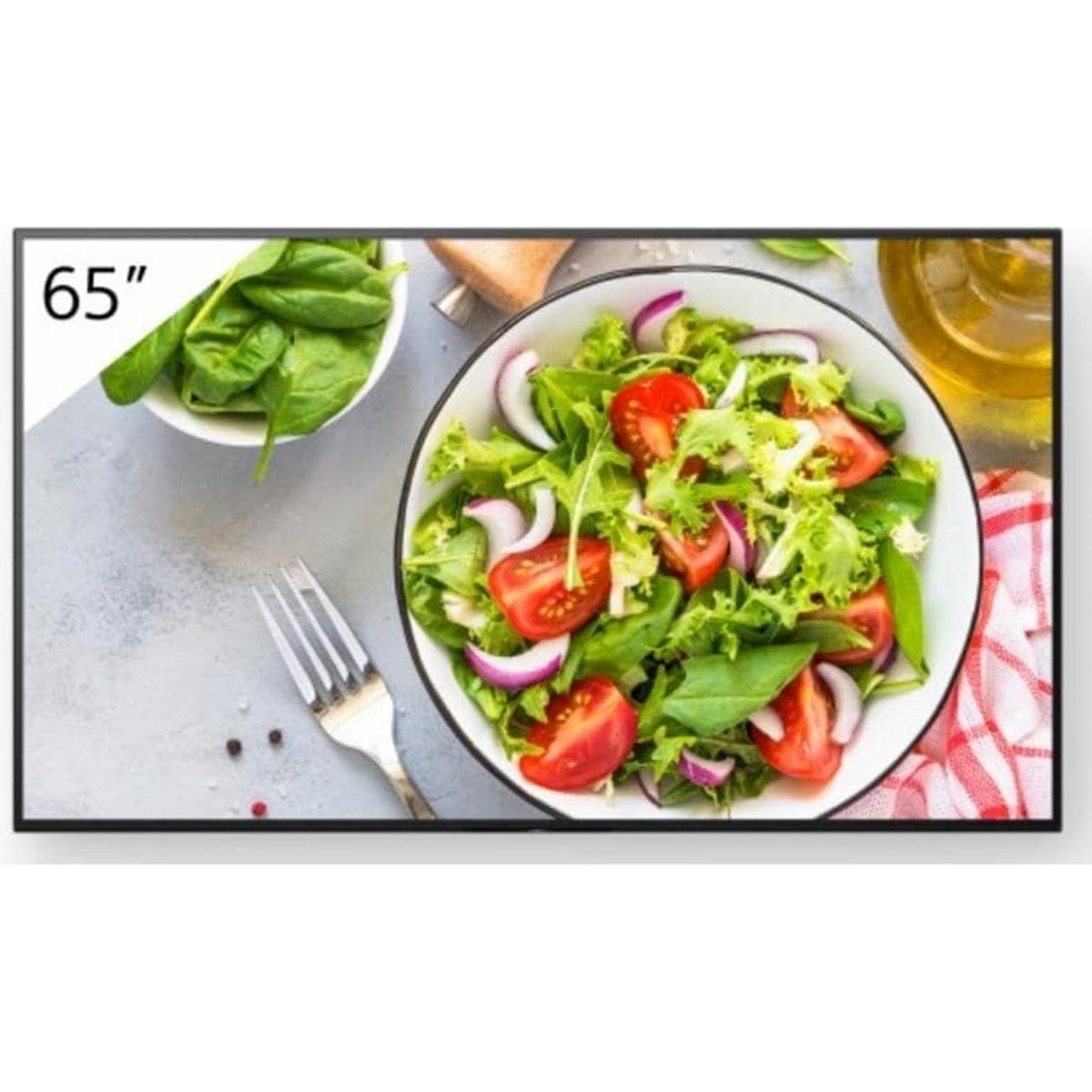 Sony 65" Pro BRAVIA LCD 550nit (3840 x 2160 Pixel, 65"), Digital Signage, Schwarz