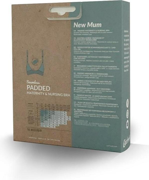 Actual product image Carriwell Padded pregnancy and nursing bra (L)