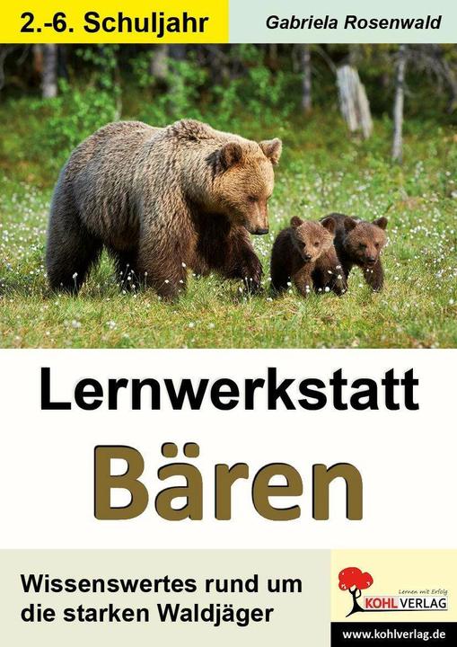 Produktbild Lernwerkstatt Bären (Deutsch, Gabriela Rosenwald, 2017)