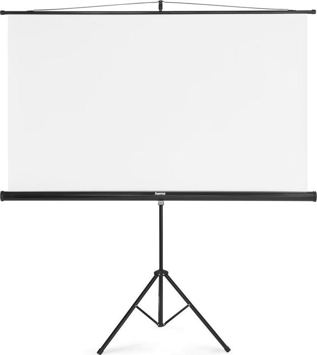 Actual product image Hama Screen with tripod, 180 x 180 cm, 2in1, mobile set, telescopic tube, white (100.39", 1:1)