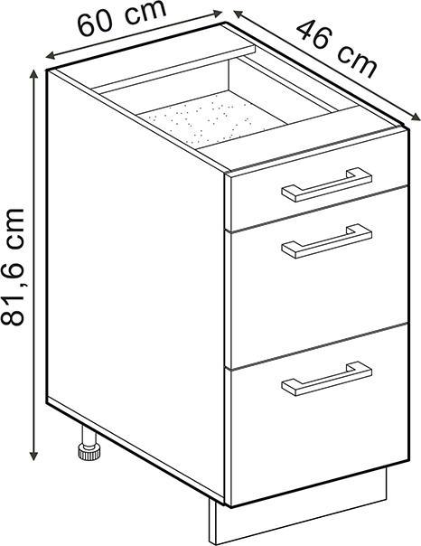 Produktbild Vicco Küchenunterschrank R-Line