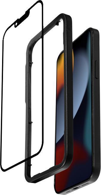 Actual product image Crong Anti-Bacterical 3D Armor Glass - 9H Tempered Glass for Full Screen iPhone 13 Pro Max + Mountin (Apple iPhone 13 Pro Max)