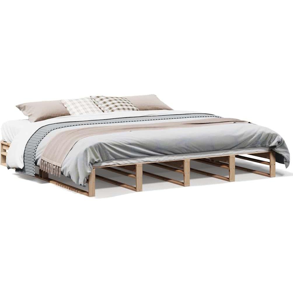 VidaXL, Bett, Bett Kiefer (180 x 200 cm)