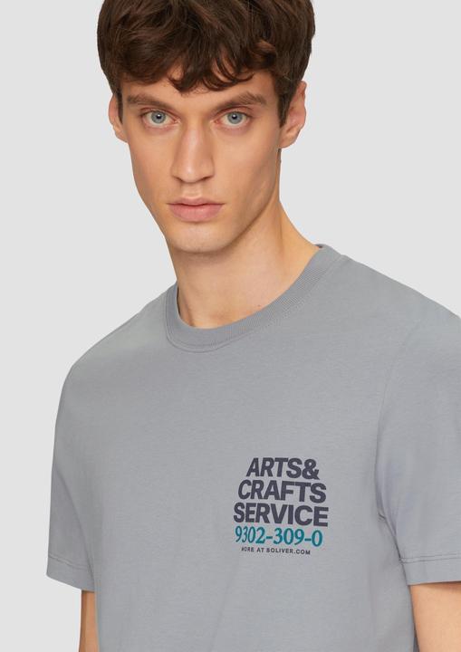 Image du produit S.Oliver T-Shirt T-Shirt mit Crew Neck und Frontprint (S)