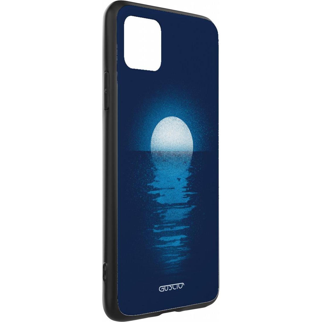 Thumbnail - Guscio iPhone 12 mini - Cover Mond und Reflektion (Apple iPhone 12 mini), Smartphone Hülle, Blau, Weiss