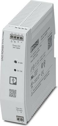 Produktbild Phoenix Contact 1110466 UNO2-PS/1AC/24DC/120W Stromversorgung