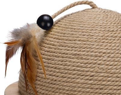 Actual product image Designed by Lotte Half scratching ball Vivi (18.50 cm, Sand)