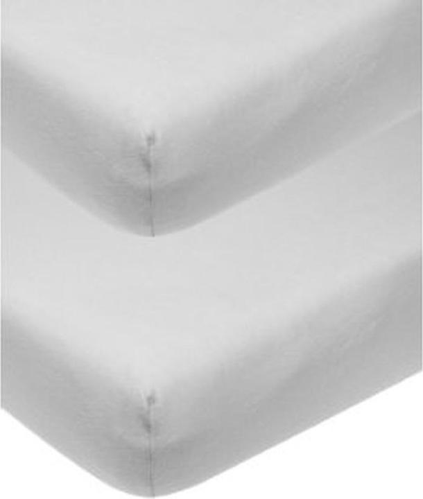 Image du produit Meyco jersey drap housse 2-pack 70x140/150 gris clair (140 x 70 cm)