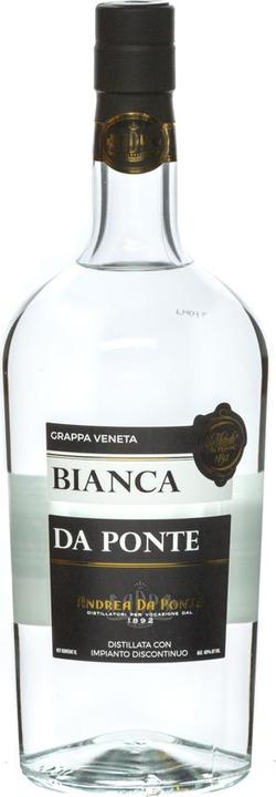 Produktbild Andrea da Ponte Grappa Bianca Da Ponte 1,0l 40%