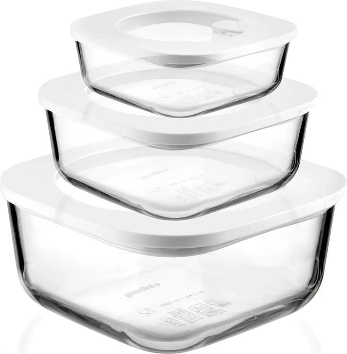 Produktbild Guzzini Luftdichte Glasbehälter, 3 Stück