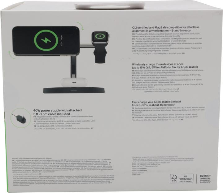 Actual product image Belkin Boost Charge Pro Qi2 3in1 (15 W)