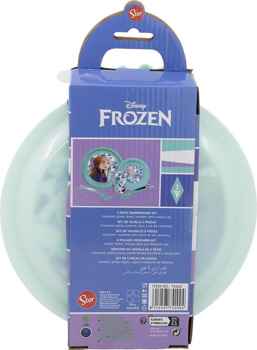 Produktbild Disney Frozen Kindergeschirr-Set Frozen CZ11310 Kunststoff (5 Stücke)