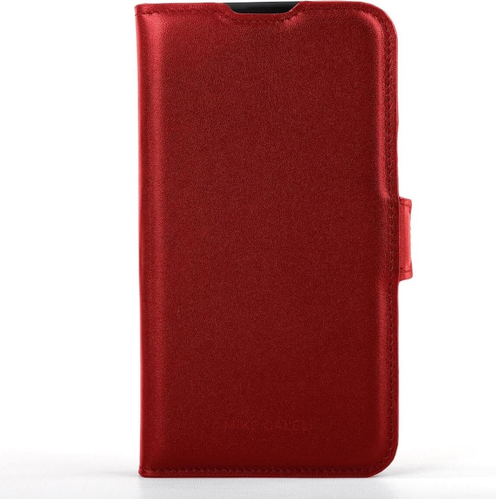 Produktbild Mike Galeli Book-Cover Echtleder Fabio cherry tomato (Apple iPhone 16)