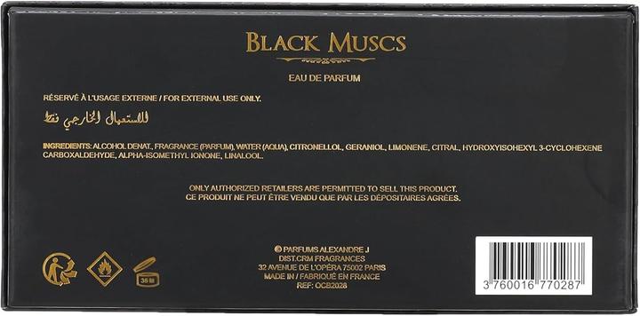 Produktbild Alexandre.J Black Muscs Eau De Parfum Spray (Eau de Parfum, 100 ml)