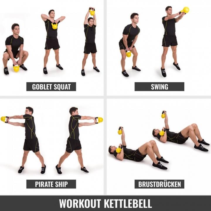 Produktbild Gorilla Sports Kettlebell (1 x 32 kg, 1 x 14 kg, 1 x 20 kg, 1 x 22 kg, 1 x 28 kg, 1 x 12 kg, 1 x 16 kg, 1 x 24 kg, 1 x 8 kg, 1 x 4 kg, 1 x 18 kg, 1 x 30 kg)