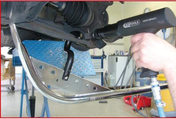 Actual product image KS Tools Vibro-Power pneumatic chisel hammer set. 6 pcs. 51 (Petrol)