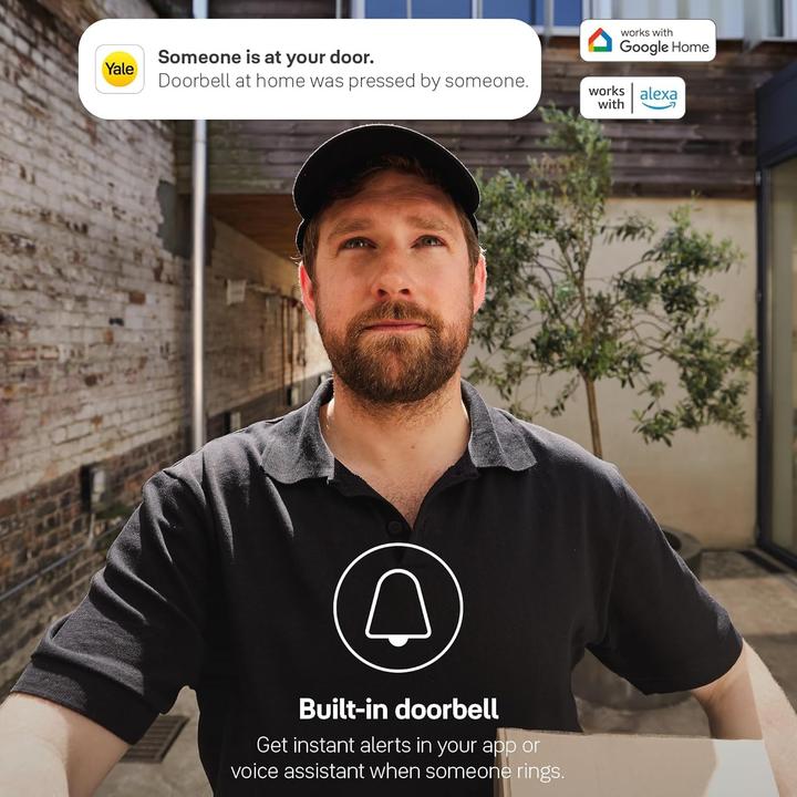 Produktbild Yale Linus Smart Keypad 2 (Fingerabdruck, Bluetooth, Elektronische Zahlenkombination)
