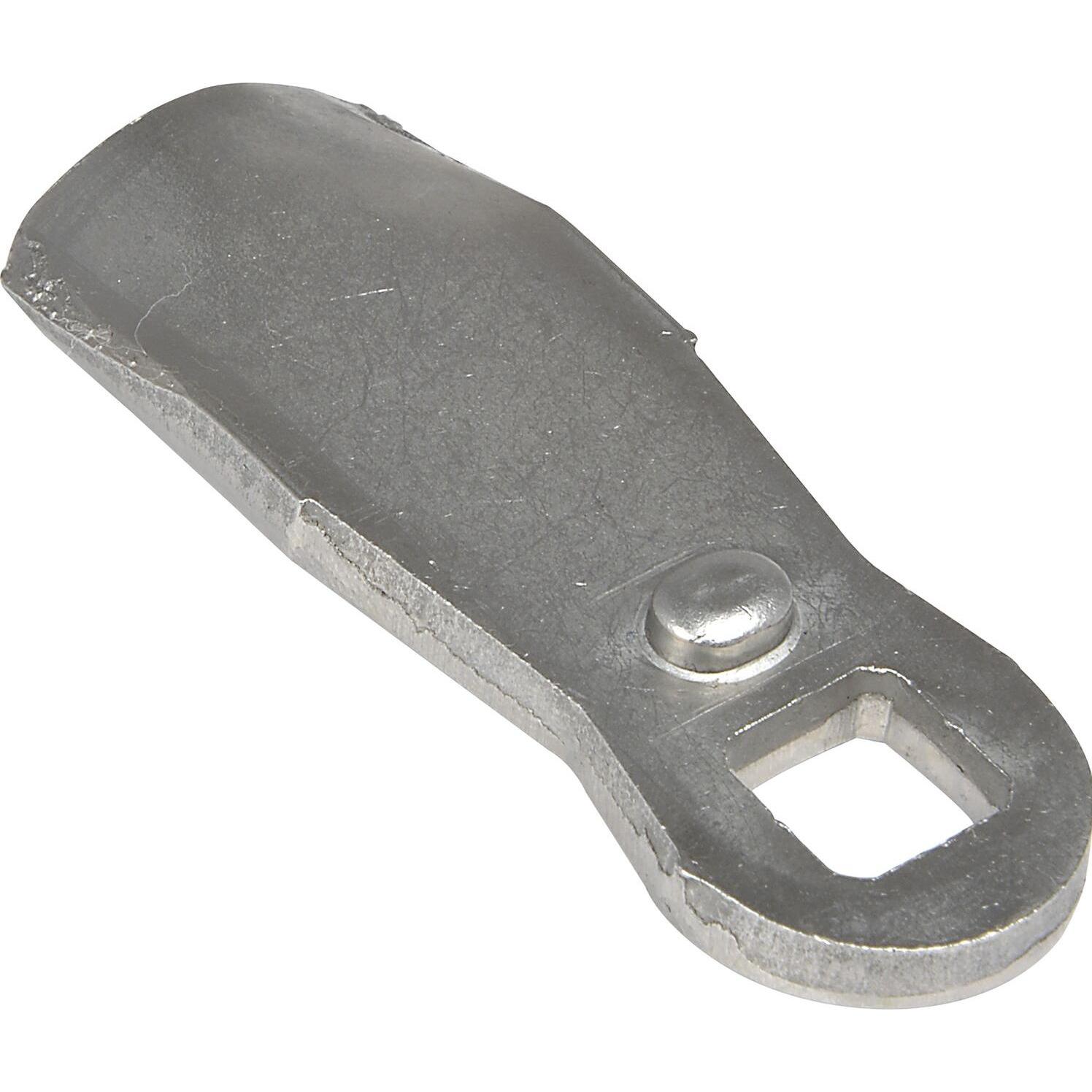 Emka, Türschloss + Schliesszylinder, Sperrnase gerade für Blechmontagezylinder, 45 x 19 mm, Mass H 18 mm, Edelstahl (Pro...