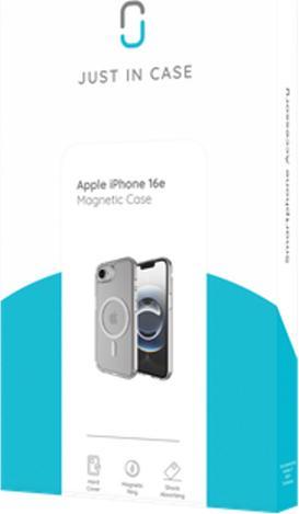 Productafbeelding Just in Case TPU Back Cover Durchsichtig Magnetisch Apple iPhone 16e (Apple iPhone 16e)