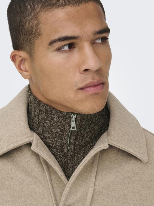 Produktbild Only & Sons Pullover JOIN Strickpullover Troyer (XL)