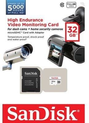 Produktbild SanDisk High Endurance (32 GB, microSDHC, U3, UHS-I)