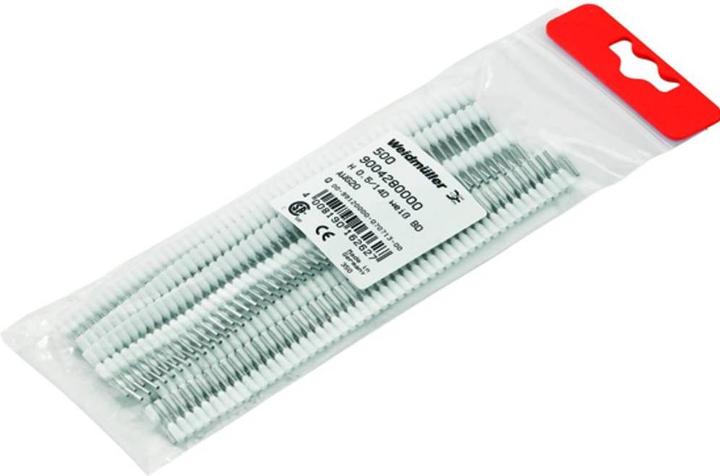 Actual product image Weidmüller Red bootlace ferrule,1sq.mm wire size