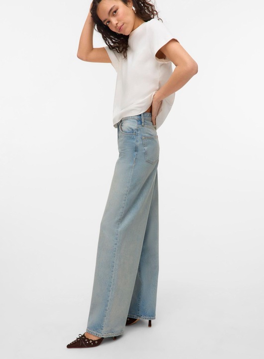 Actual product image Vero Moda VMELINA Super High Rise Weiter Beinschnitt Jeans Weit geschnitten (26)